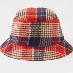 NWT - Aerie Plaid Bucket Hat